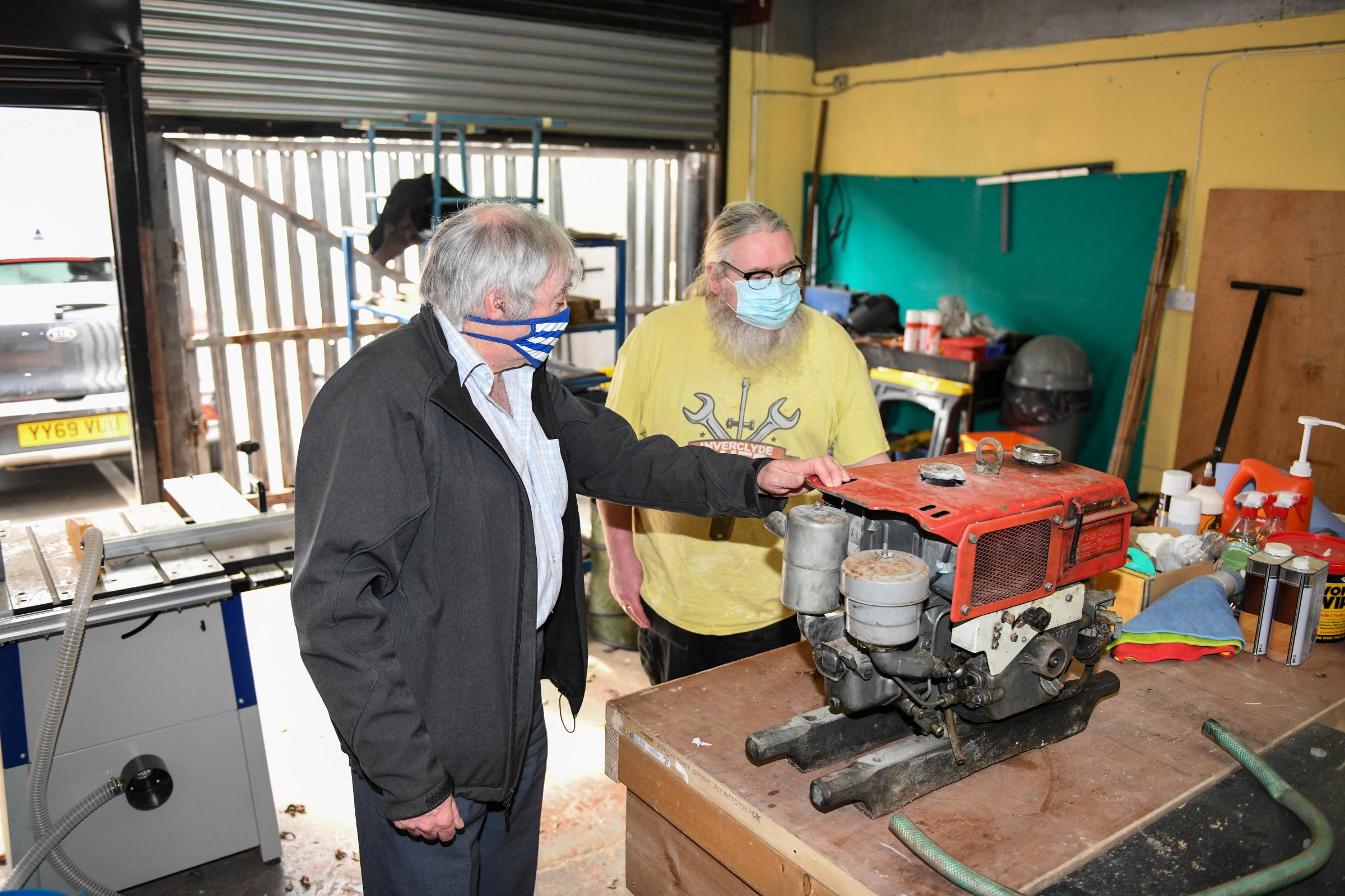 Shed marine engine restoration