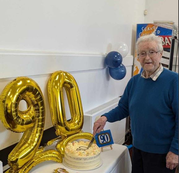 'Special gentleman' enjoys surprise party for his 90th birthday